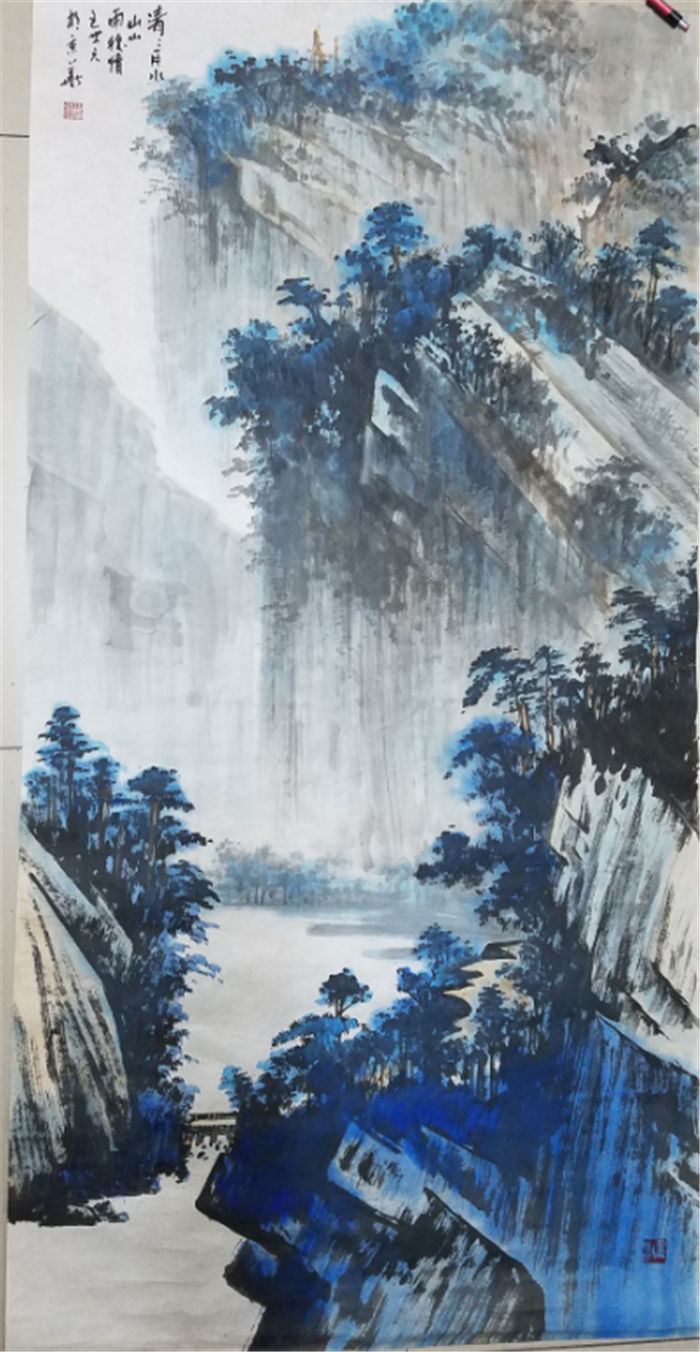 王世元《雨后情》国画.png