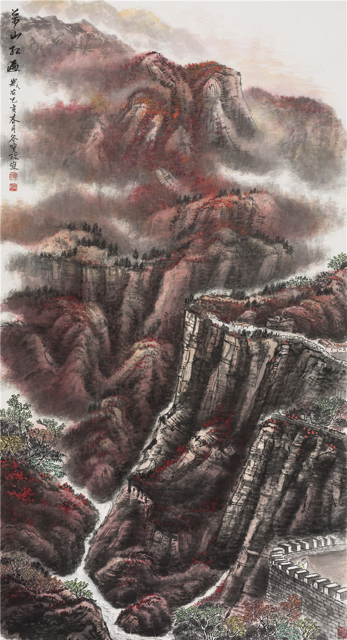 谷宝珍《万山红遍》国画.jpg